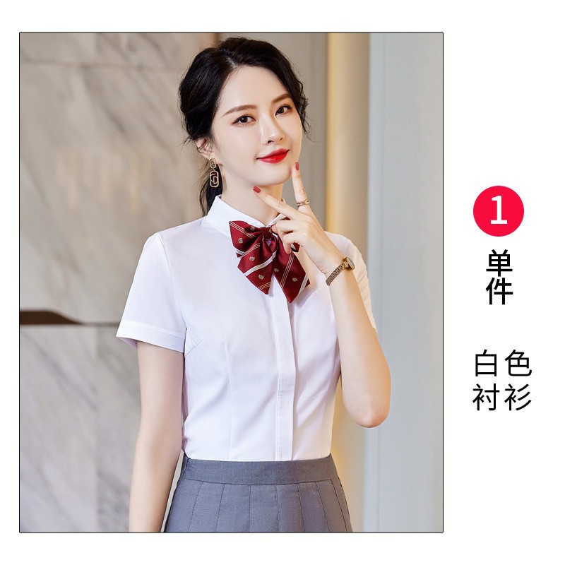 White short-sleeved shirt LLY0661