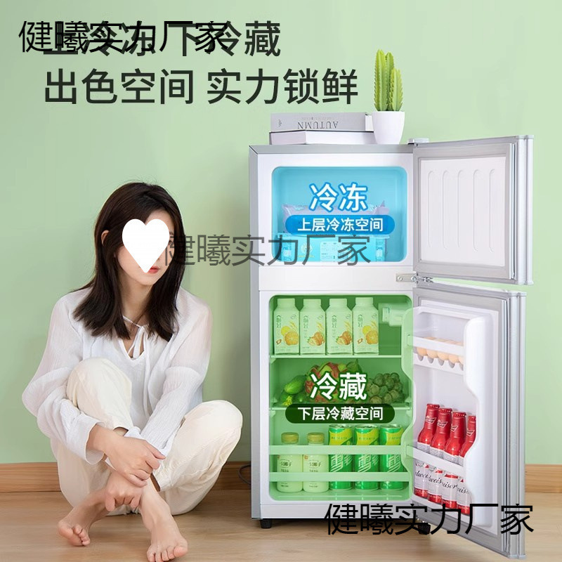 冰箱118扬子家用小型风冷无霜双门冷藏冷冻租房一级小冰箱|undefined