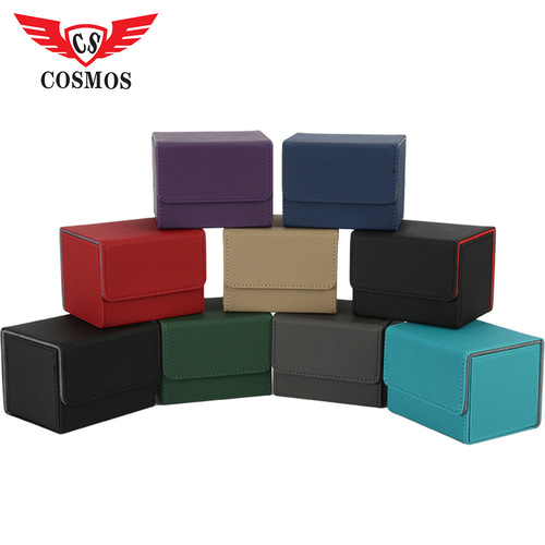 Horizontal insertion magnetic 100+ card box Yu-Gi-Oh! card storage box Pokémon card box trading deck box