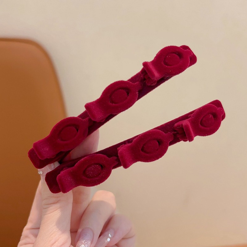 Perezoso doble trenzado clip de cabello para niños acabado artefacto de cabello de niña clip lateral frente un clip de frangeo