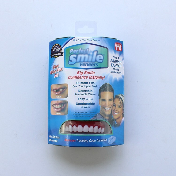 instant smile silicone simulation teeth braces whitening stickers denture sets cross-border TV products instant smile silicone simulation teeth braces whitening stickers denture sets cross-border TV products