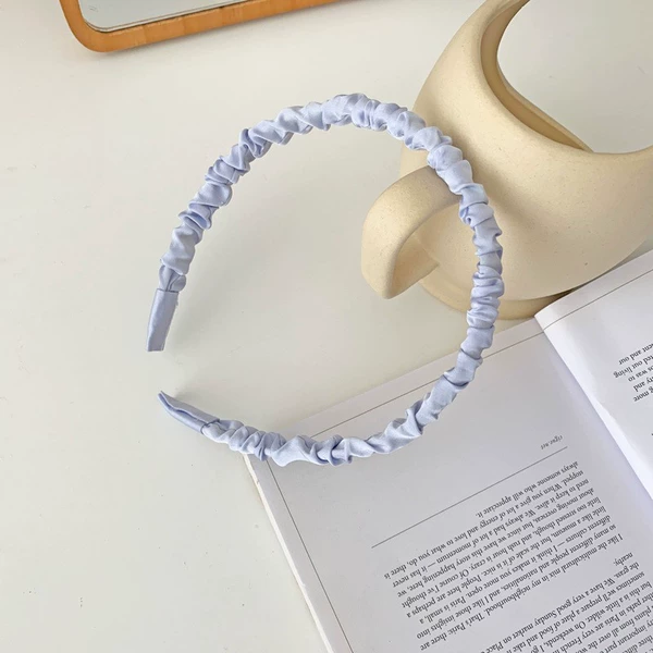 1#Light blue hair hoop
