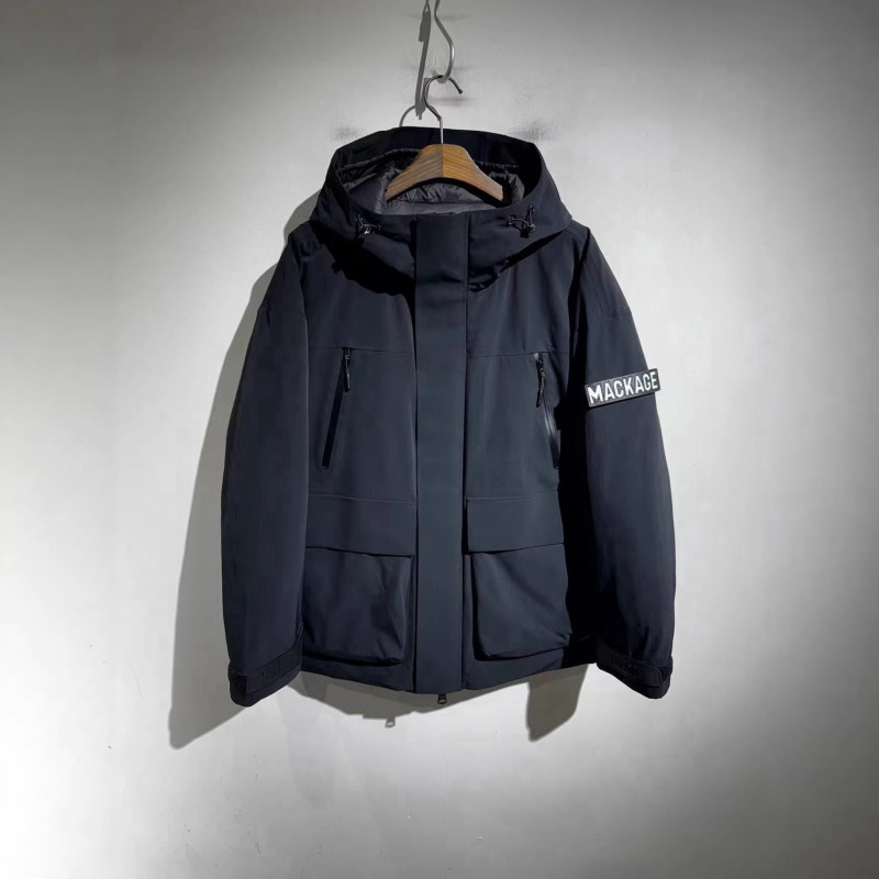 New Trendy Brand down Jacket for Men 2025 Winter New Outdoor Workwear Men's Top with Multiple Pockets