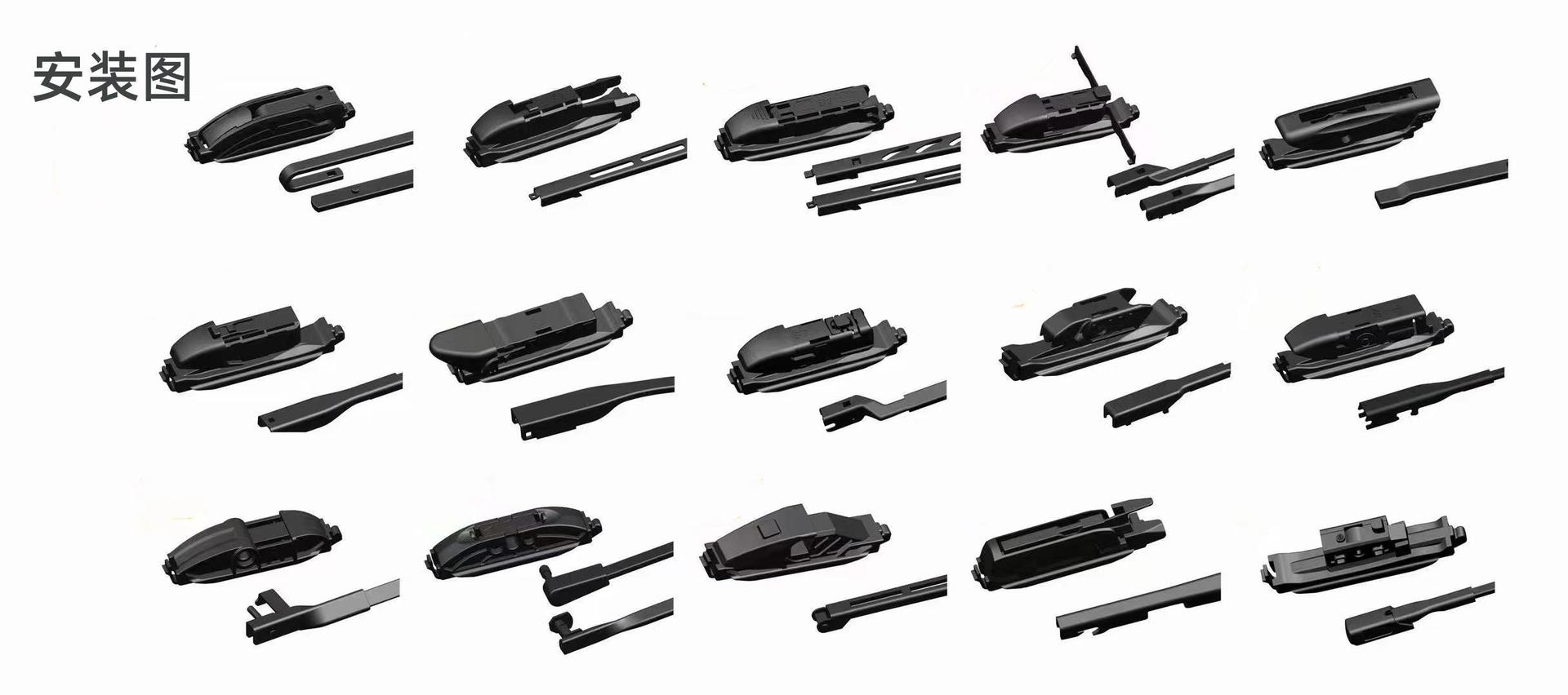 普通无骨按压式多功能