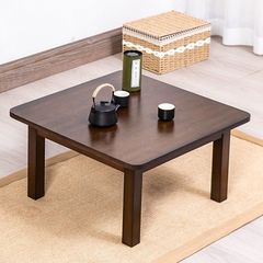 竹畳小さなコーヒーテーブル家庭用カンテーブル無垢材正方形テーブル正方形カンテーブルダイニングテーブル学習ローテーブル出窓テーブル