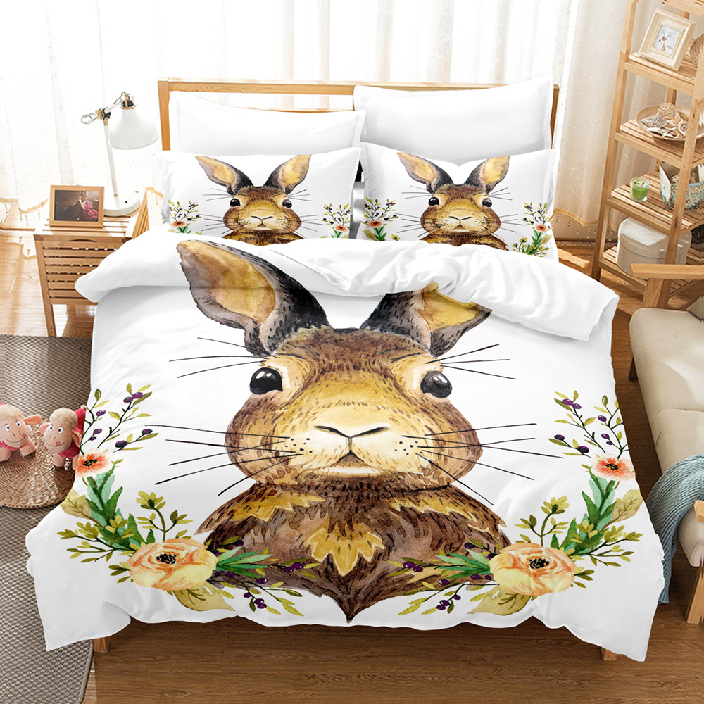 digital rabbit with animals