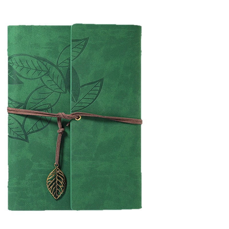 Cuero retro creativo triple plegable cuaderno de cuentas USB caja de regalo DZ puede imprimir logotipo grabado para adultos