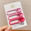 Fuchsia set, hairgrip, gradient, 3 piece set