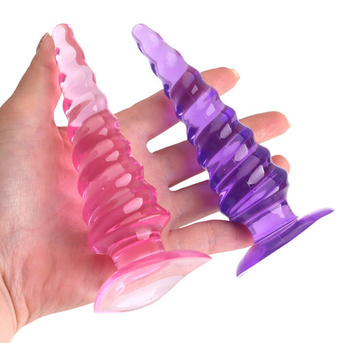 Rotating Pagoda Suction Cup Anal Plug Beads Gay Supplies Sex Toys for Men and Women Shared for Couples