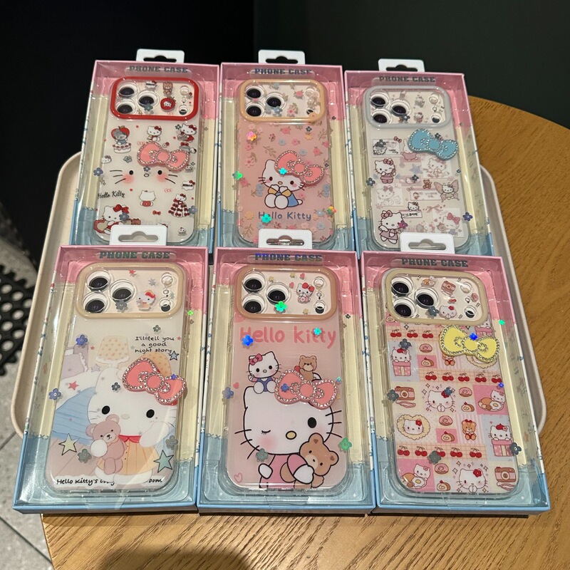 Multiple Models of Finely Crafted Imd Three-Dimensional Bow Gift Box Phone Cases Suitable for Apple 17Promax, High Aesthetic Value for Girls
