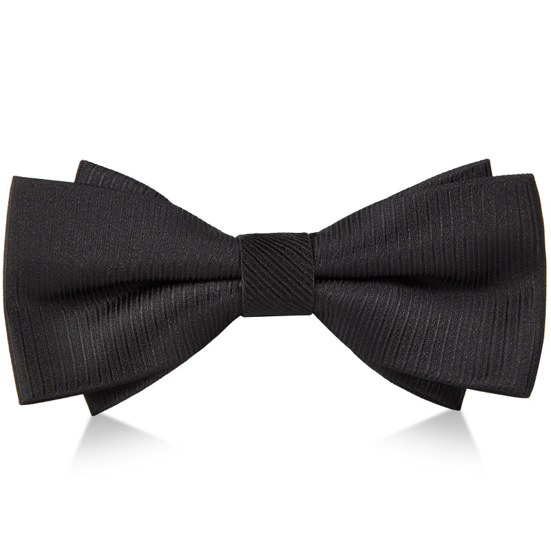 ↤↤↤검은색 세로 줄무늬 나비넥타이