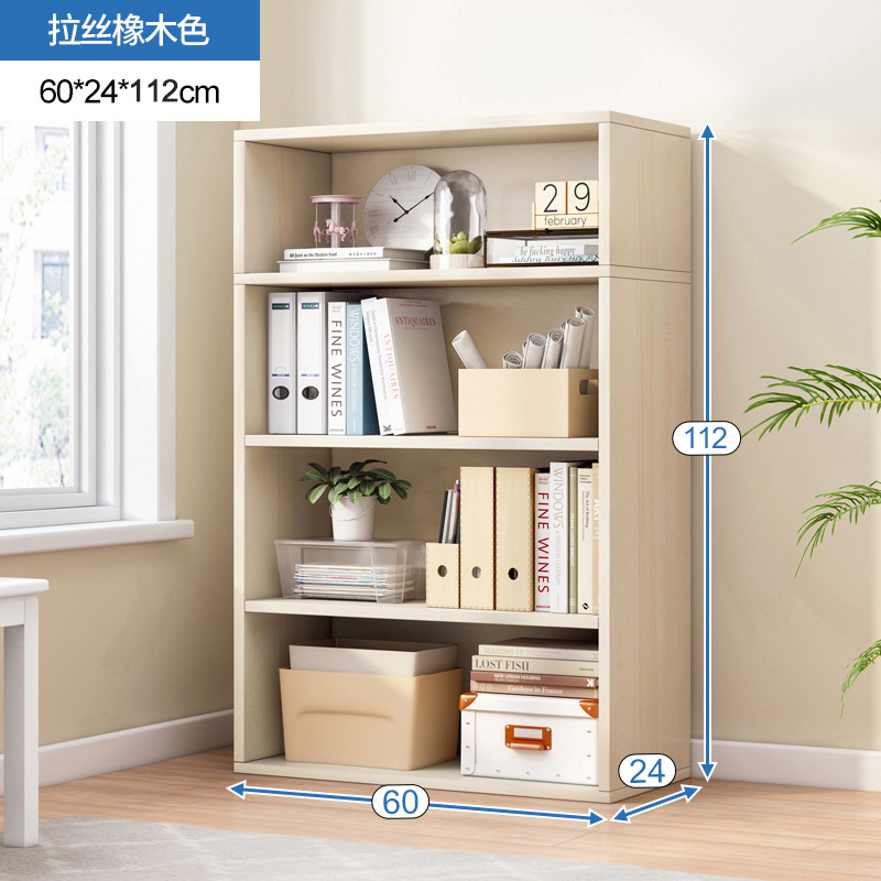 Estantería estante piso simple sala de estar gabinete hogar dormitorio multi-capa rack de almacenamiento armario pequeña estantería