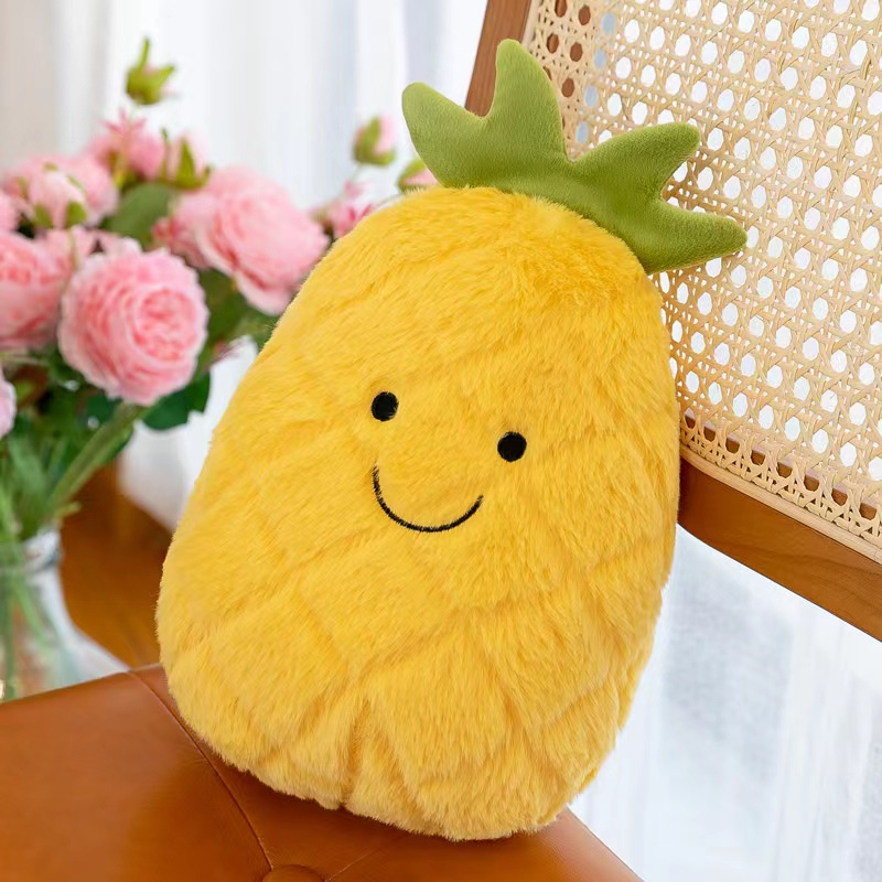 Simulación fruta peluche juguete piña vegetal fresa naranja muñeca boda lanzar muñeca máquina de agarre Ragdoll lote