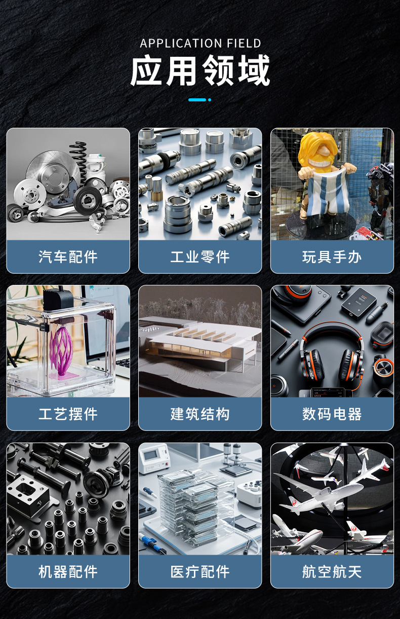 Source Factory 3D Printing Services for Custom Spare Parts and Models, High-Precision Lamination Process, Mold Small-Batch Customization