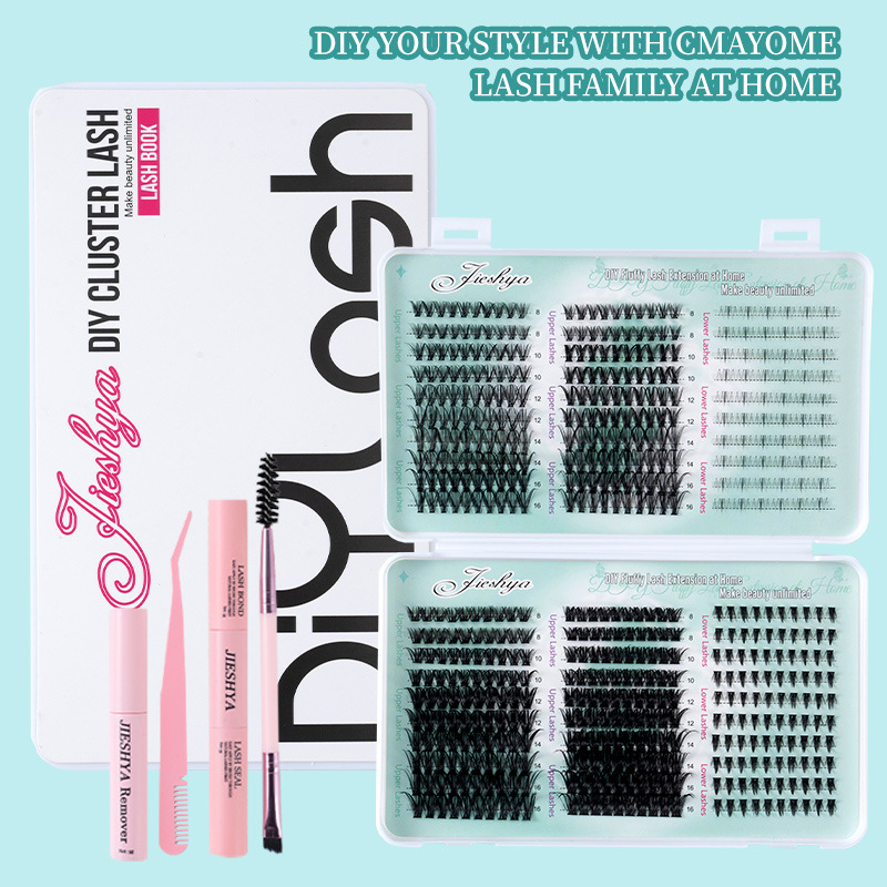 libro de pestañas transfronterizas didiy lash xtensions cluster lashes eyelashes set de pestañas falsas americanas