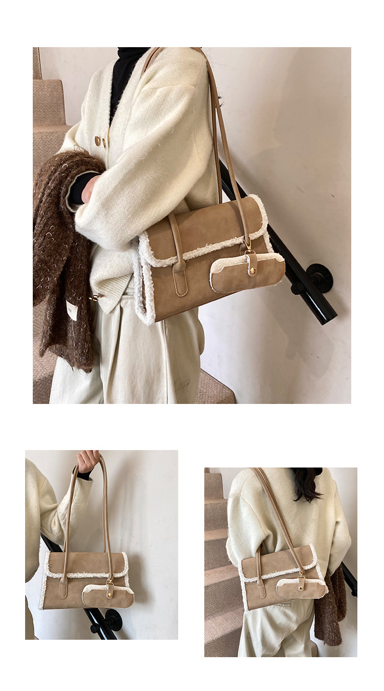 Piccola borsa a tracolla retrò da donna, borsa alla moda_voghion.com