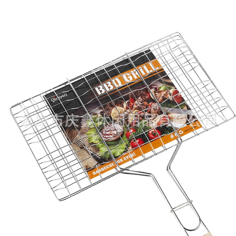 Fuente de la fábrica al aire libre pequeño seis hamburguesa barbacoa neta barbacoa clip barbacoa herramienta barbacoa red