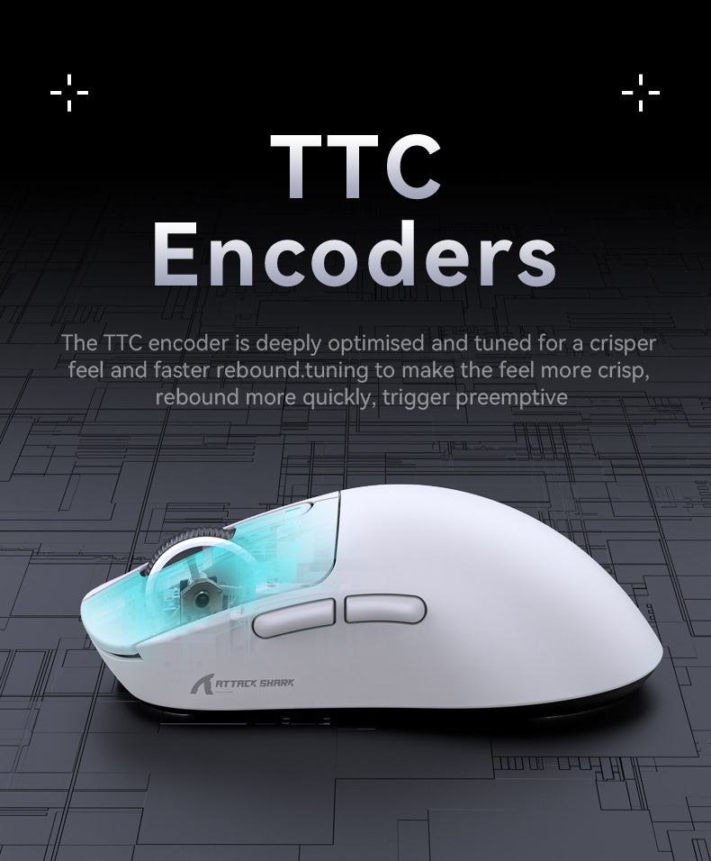 AttackShark X3 Mouse,Lightweight,PAW3395 Sensor,E-sports Game The Third Mock Examination Wireless Mouse,2.4G Wireless+Bluetooth 5.2+Type-C,26000DPI_voghion.com