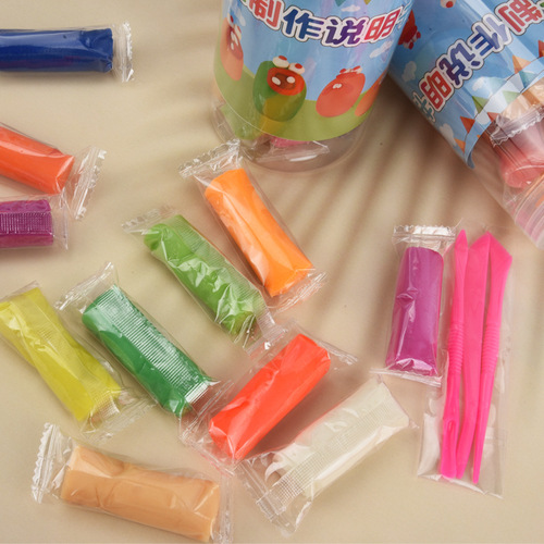 Noodle Clay 24 Color Set Color Clay Toys Plasticine Children's Educational Toys Ultra Light Clay Wholesale
