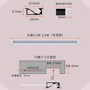 12V�͉�Ƕ��ʽ���bled������45��б�l��չ�ƙ����Ӱ往�lӲ�l��
