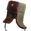 Army green brown hair+red five -star