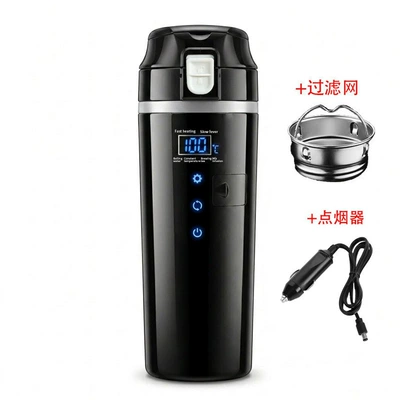 Digər kiçik elektrik cihazlar Universal Electric Heating Water Kettle - english-version-6100-with-tea-drain-500ml-12v24v