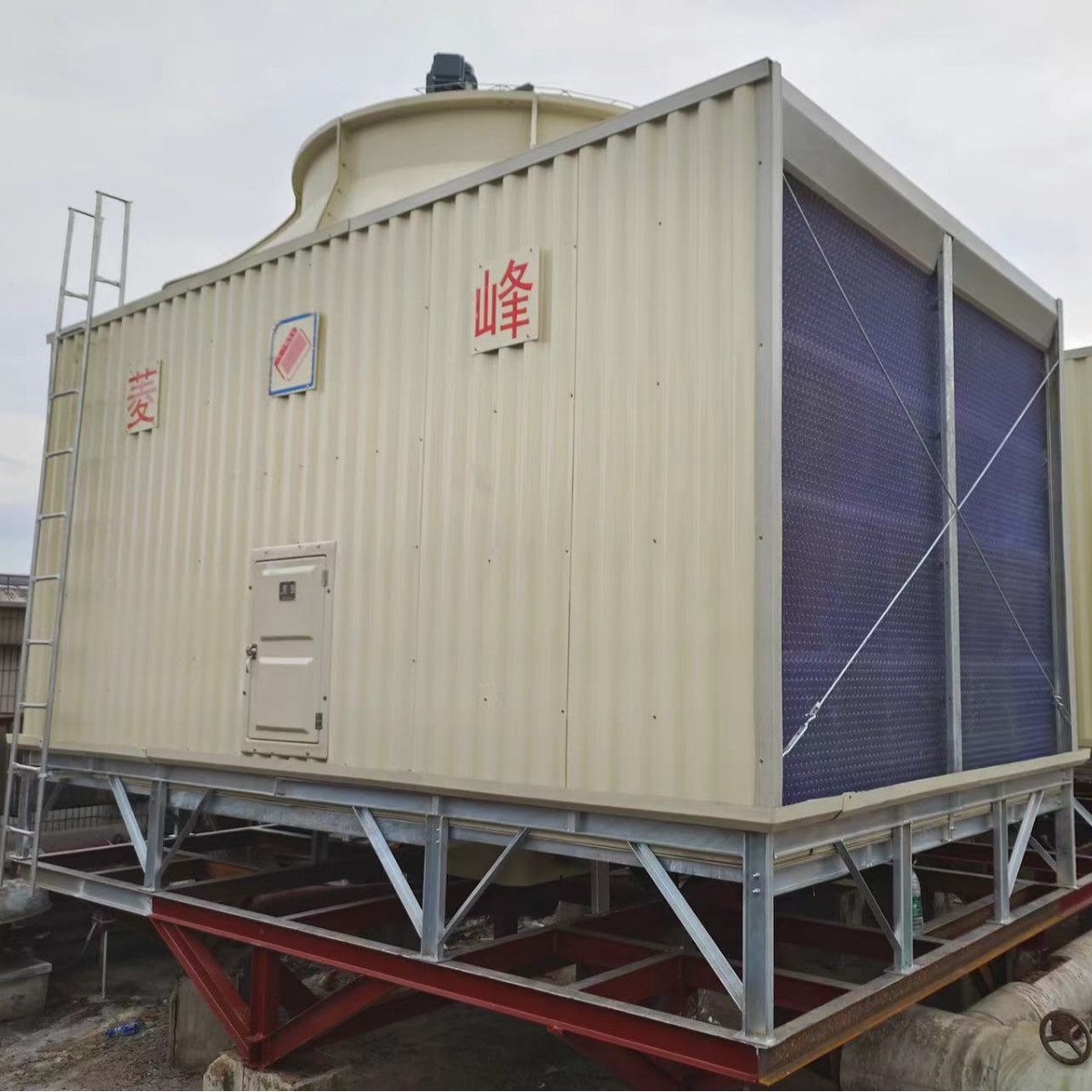 方形横流冷却塔循环水用 方形横流式冷却塔 节能冷却塔厂家 风机