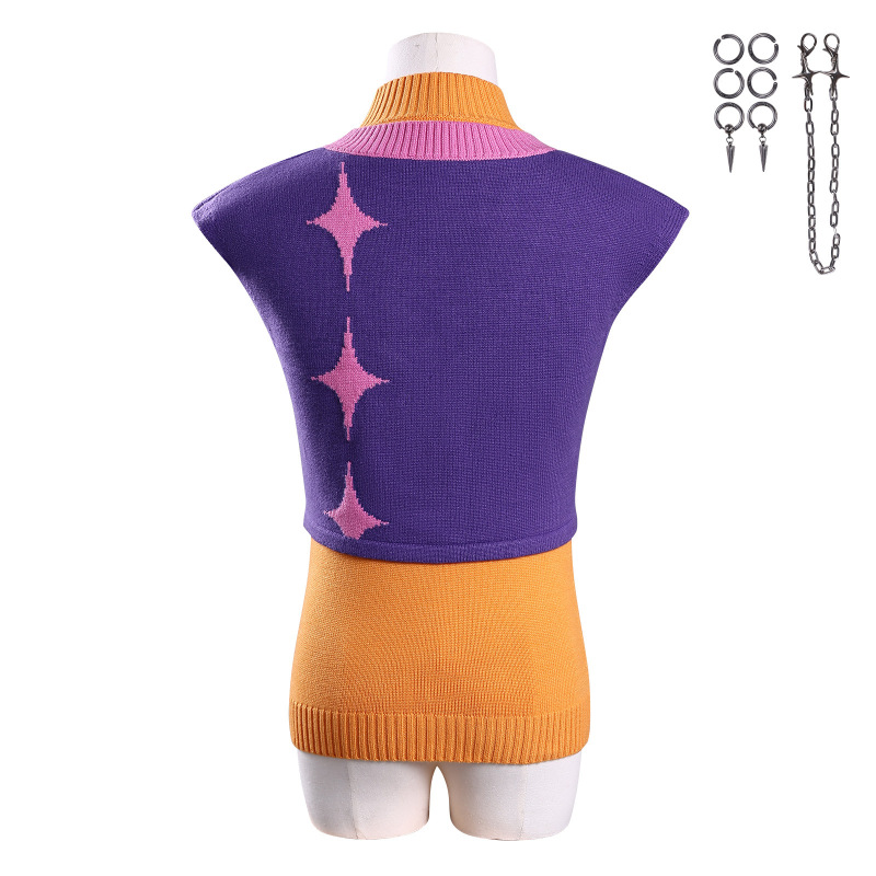 跨境新款K-POP猎魔女团cos服恶魔男团Baby常服Mystar常服cosplay|undefined