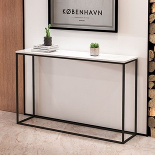 Modern porch table table against the wall living room entrance hall porch partition family entry against the wall narrow table table table against the wall porch