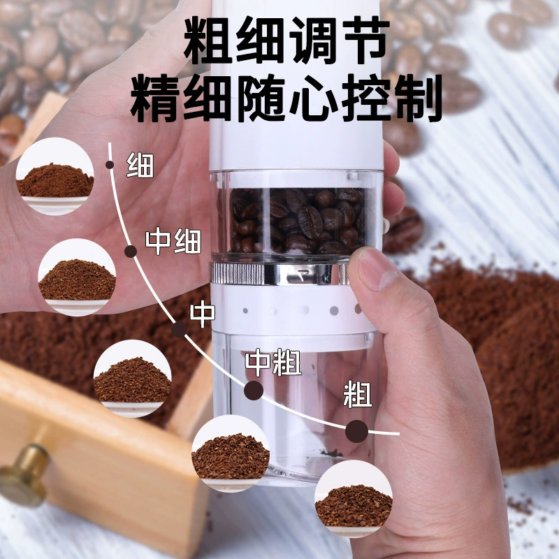 Handheld coffee ceramic white chopper