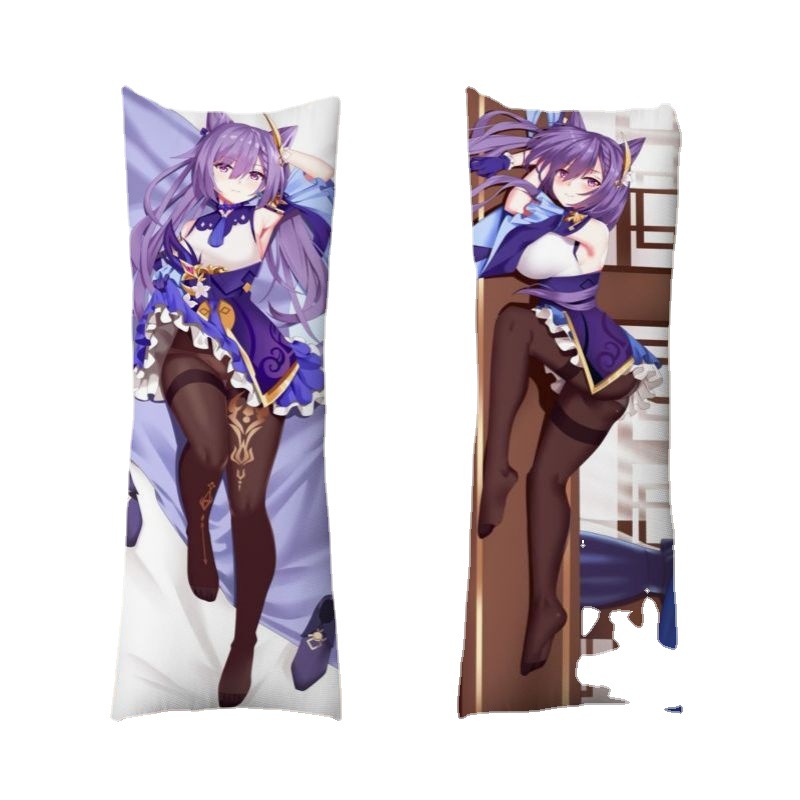 Funda de Almohada de Tamaño Real de Genshin Impact - Funda de Almohada Larga de Klee para Fans de Anime y Juegos