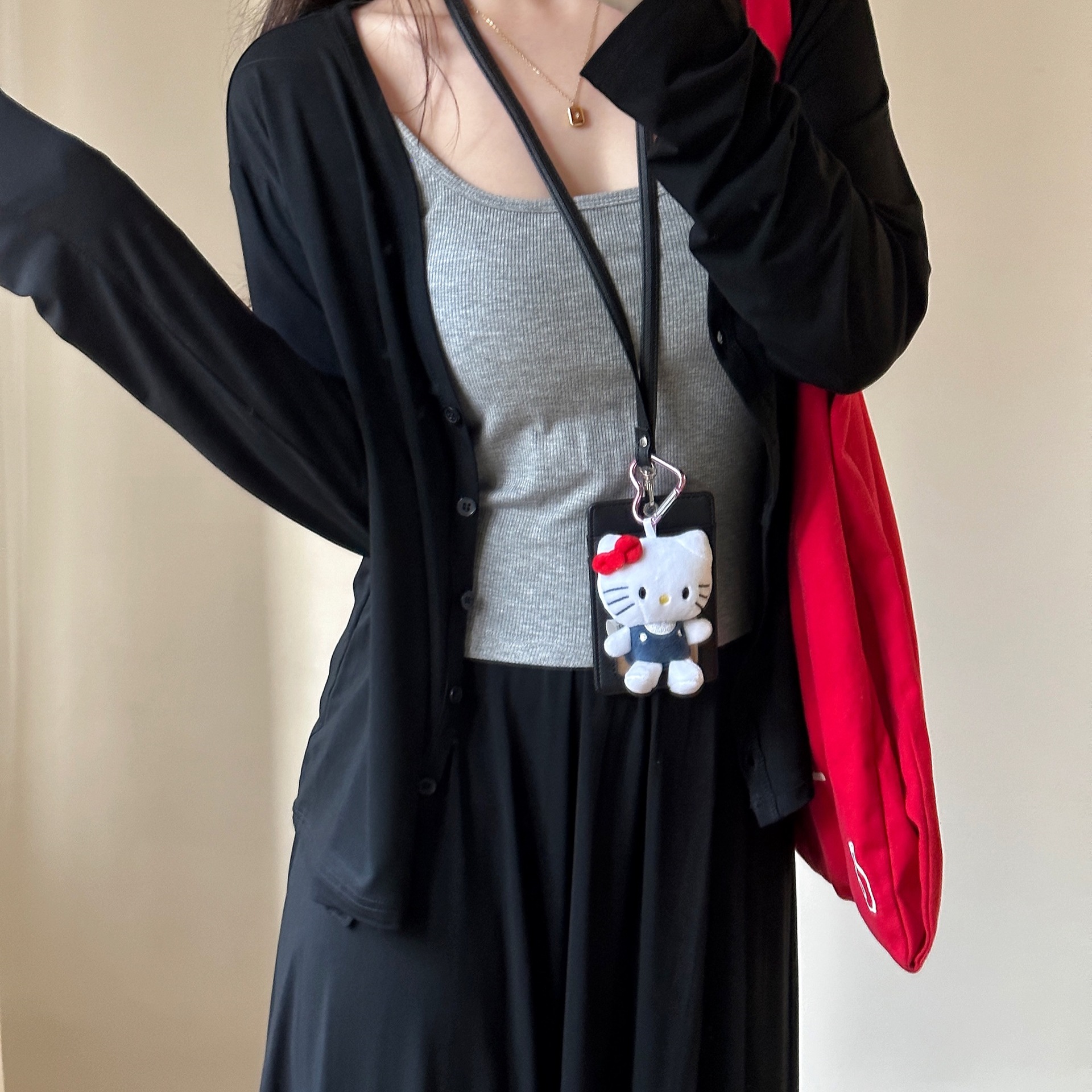 自制正肩领开衫莫代尔春秋面膜柔软慵懒百搭空调衫