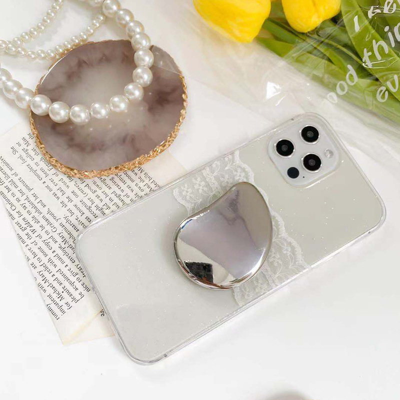 Simple Style Irregular Solid Color Metal Universal Phone Cases display picture 3