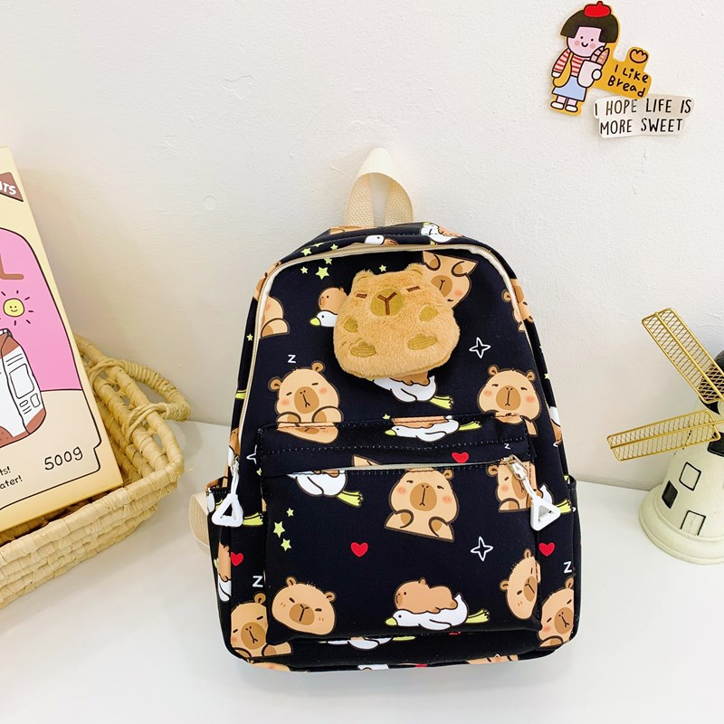 Jardín de infantes mochila de dibujos animados lindas muñecas de delfín de agua mochila de bebé impresión de aire extranjero mochila de niños