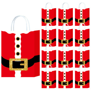 Amazon Christmas Theme Handheld Gift Bag Christmas Tree Party Shopping suit Handheld Gift Paper Bag