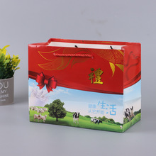 牛皮纸袋礼品袋服装打包袋外卖奶茶外包装袋定制款婚庆风礼物
