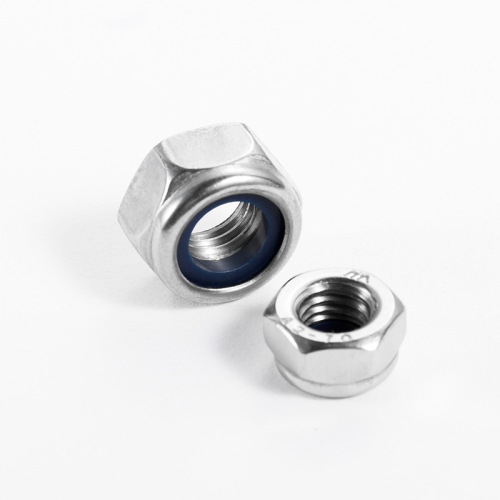Aozhan Aofeng DIN985 non-metal insert hexagonal lock nut 304 stainless steel nylon screw cap A2-70