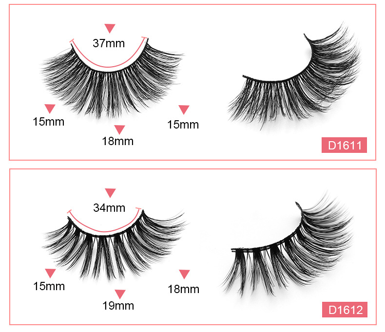 Three-dimensional Natural Thick Thickening Imitation Mink False Eyelashes display picture 7