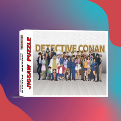 柯南拼圖500片 大型紙質成人減壓卡通動漫男女孩拼裝解壓益智玩具