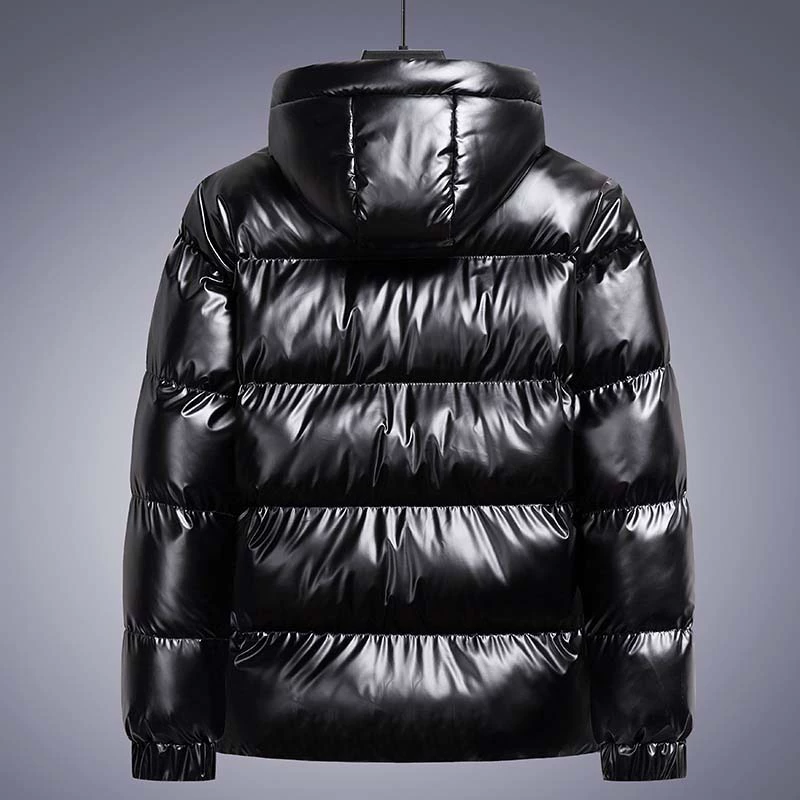 Demi-season down jacket for leisure, increased thickness