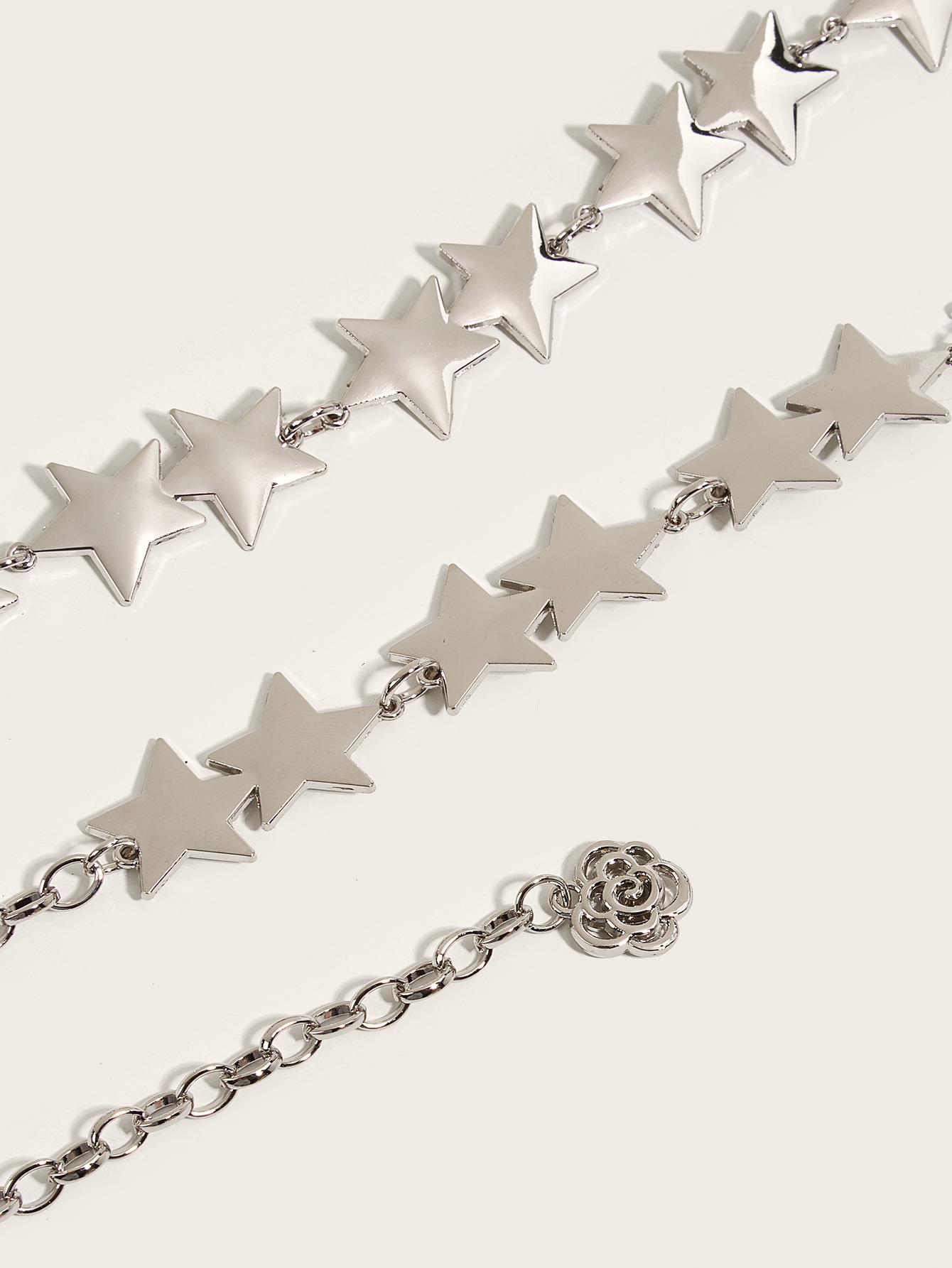 Star Pattern Women's Gender Plating Design Wholesale Jewelry IG Style Star Alloy Metal Plating Waist Chain