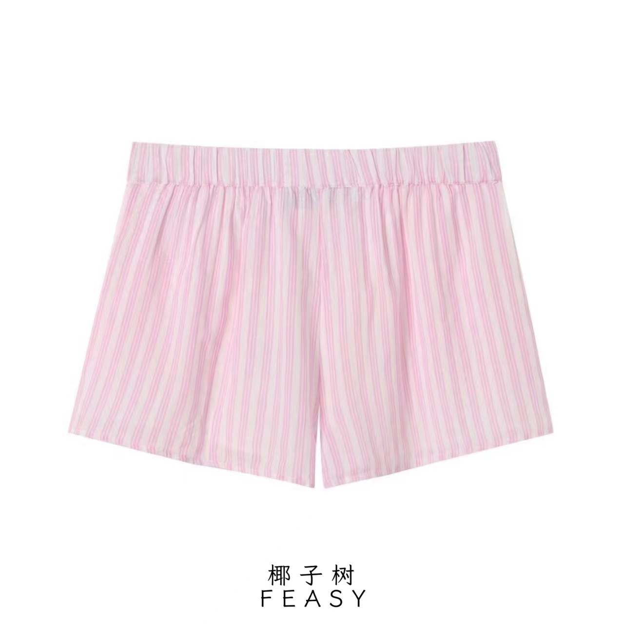 亚马逊跨境外贸欧美女装2024夏季新款欧美风女式条纹短裤
