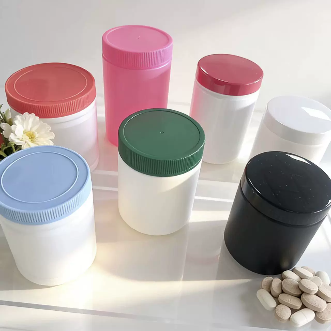 大量生产批发600ML塑料瓶 蛋白粉瓶 加工批发生产大容量注塑件