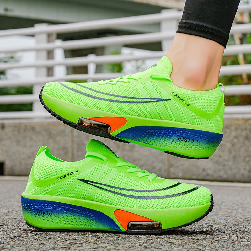 Zapatos de corrida de aire de malla juvenil de tendencia ultraligera para hombres y mujeres, zapatos de deporte casuales antideslizantes, anti-desgaste