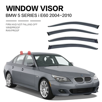 Rain shield — Imported Bmw 5 Series - standard-packing-without-logo-bmw-5-series-i-short-shaft-mk5-e60-2004-2010-with-bright-strip-rain-shield