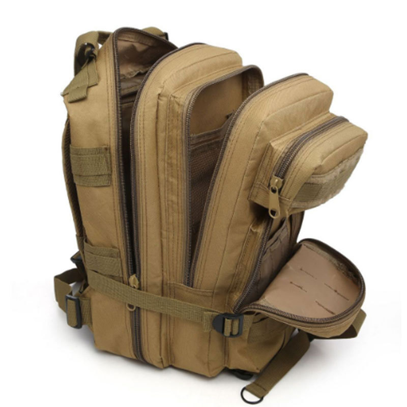 Mochila táctica al aire libre viaje de montaña mochila camuflaje campamento montar hombres y mujeres campamento de verano ataque 3P bolsa