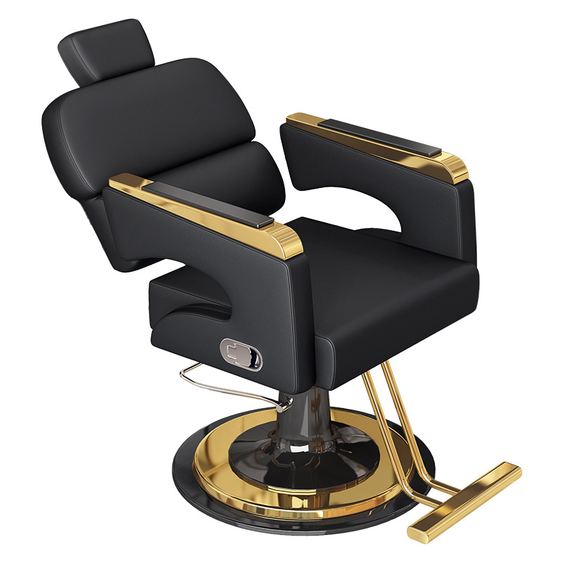 Silla de peluquería silla de afeitar silla de afeitar silla de elevación y caída silla de rojo rotativa silla de corte de pelo silla especial de salón de peluquería