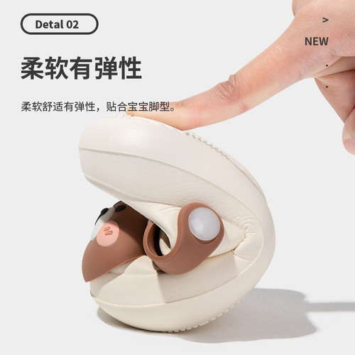 Fawn Milly Summer Cute Cartoon Slippers Bear Outdoor Croc Shoes Boys Girls Soft Bottom Children's Sandals Slippers