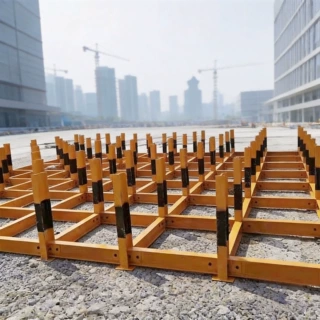 工地钢筋堆放架厂家 标准化钢筋摆放平台建筑组装式钢筋笼存放架