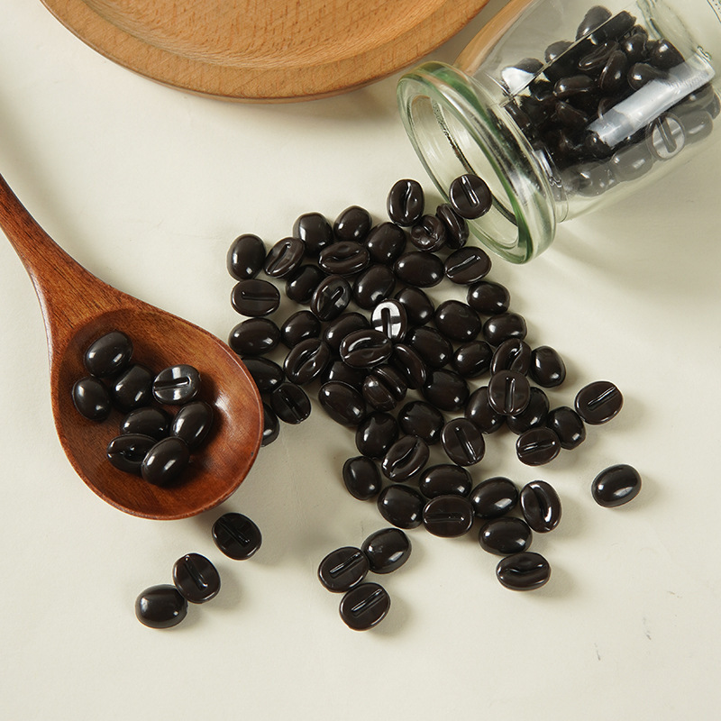 Simulation coffee bean model diy food play cocoa beans creative cream glue mobile phone shell material accessories photo props Simulation coffee bean model diy food play cocoa beans creative cream glue mobile phone shell material accessories photo props